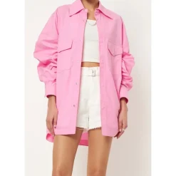 Camicia elegante rosa