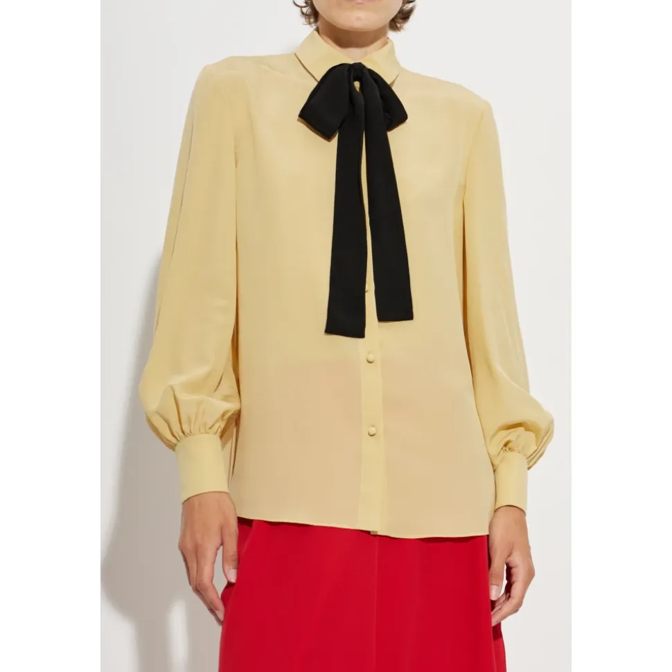 Camicia in Seta con Foulard