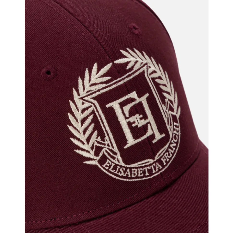 Cappellino con visiera in cotone Rouge Noir