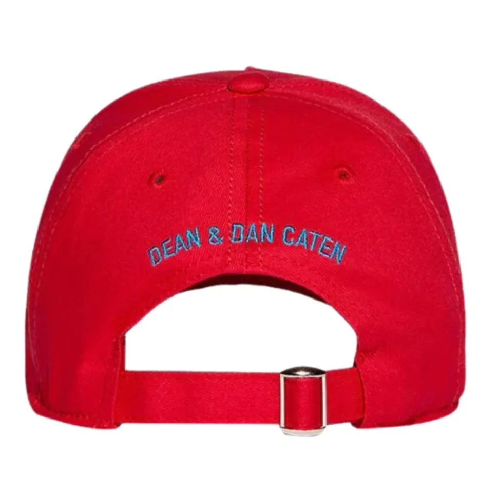Cappellino da baseball rosso per bambini con logo