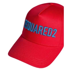 Cappellino da baseball rosso per bambini con logo