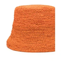Cappello a secchiello in rafia