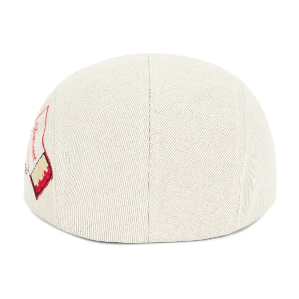 Cappello di Cotone Bianco La Casquette Liga