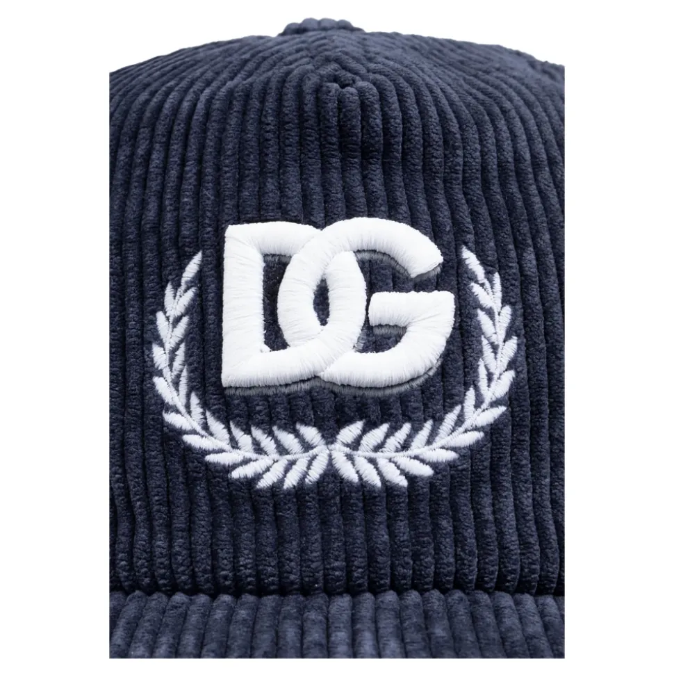 Cappello in velluto a coste