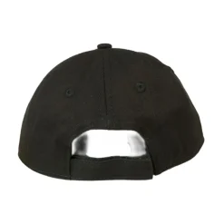 Cappello Nero in Cotone con Logo Ricamato