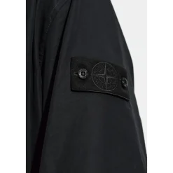 Cappotto con patch logo