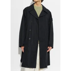 Cappotto con patch logo