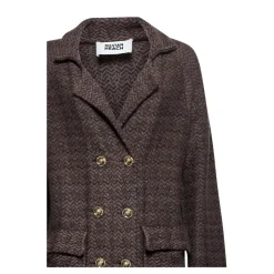 Cappotto doppiopetto con bottoni decorativi