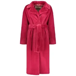 Cappotto in eco-pelliccia con rever