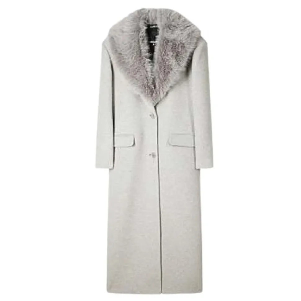 Cappotto in misto lana – Taglio dritto oversize