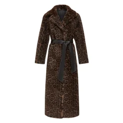 Cappotto Lungo Invernale Reversibile in Faux Fur