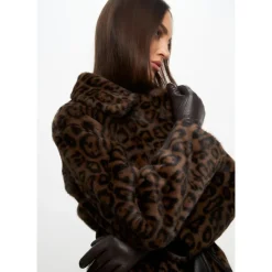 Cappotto Lungo Invernale Reversibile in Faux Fur