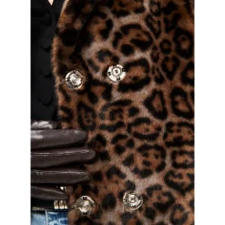 Cappotto Lungo Invernale Reversibile in Faux Fur