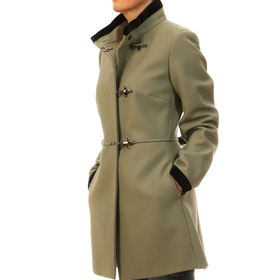 Cappotto Verde in Lana