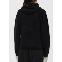 Cardigan con cappuccio