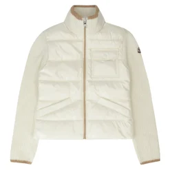 Cardigan con Pannello Frontale Imbottito
