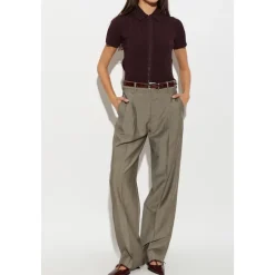 Cardigan Corto a Maniche Corte a Costine