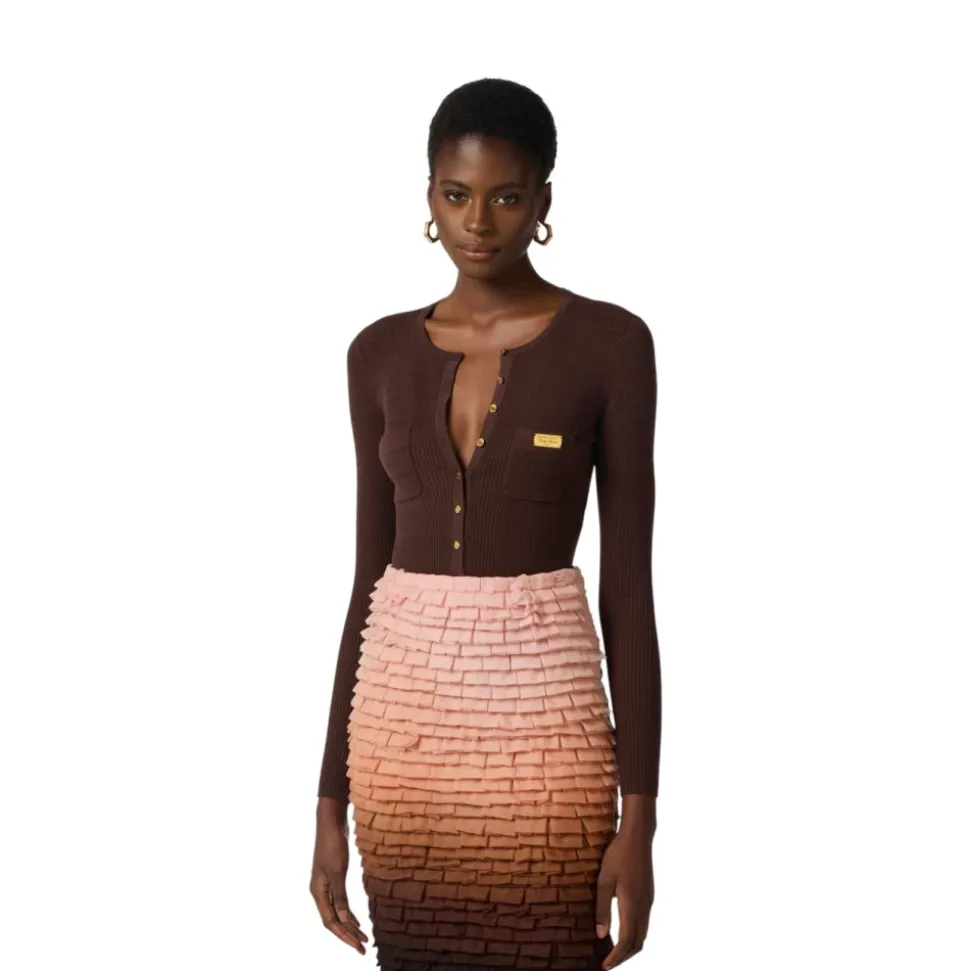 Cardigan in Maglia Micro-intrecciata