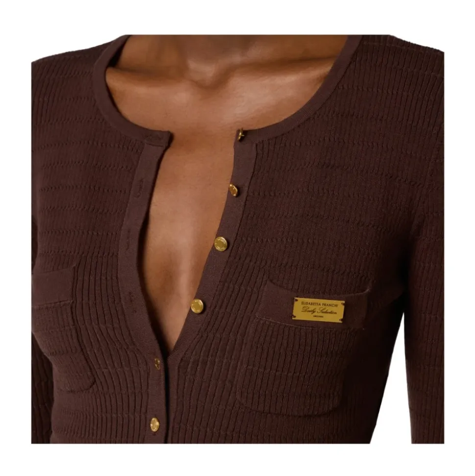 Cardigan in Maglia Micro-intrecciata