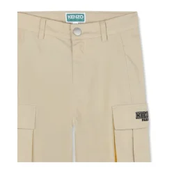 Cargo Bambini Beige Pantaloni