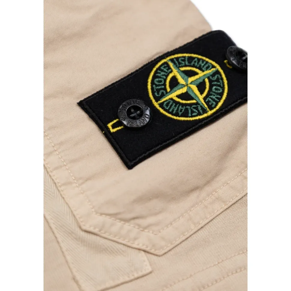 Cargo Shorts With Logo Patch
