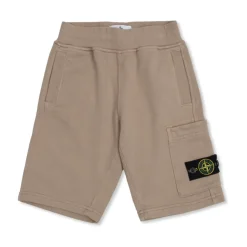 Cargo Shorts with Logo Patch