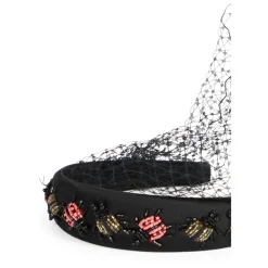Cerchietto con Perline e Tulle