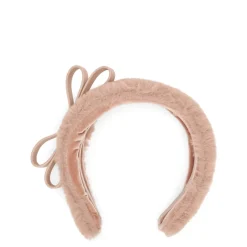 Cerchietto per capelli rosa dal design elegante e versatile.