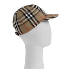 Check Cotton Baseball Cap