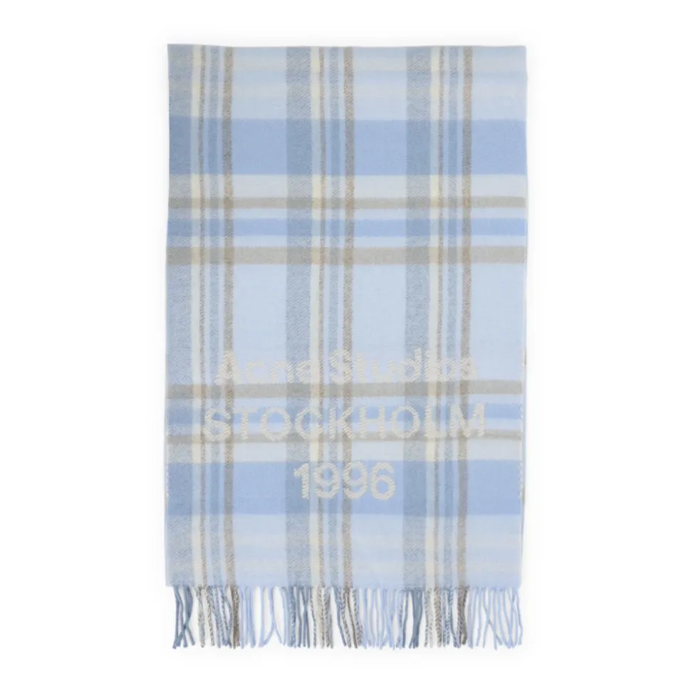 Check Logo Scarf - Wide