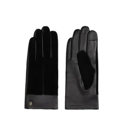 Chic Suede Back Leather Gloves