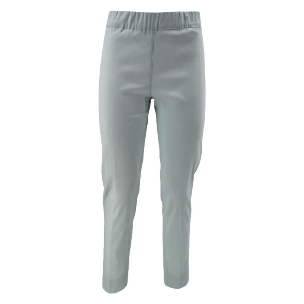 Chinos Slim in Lino Elastico