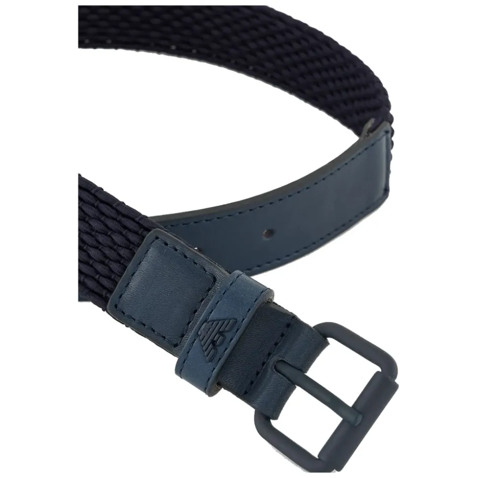 Cintura in pelle intrecciata