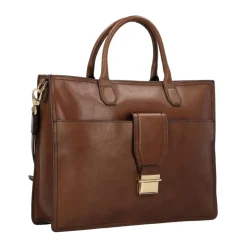 Classica Borsa Messenger in Pelle Marrone Unisex