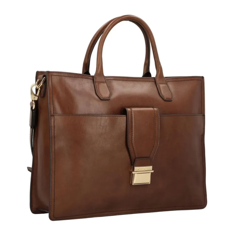 Classica Borsa Messenger in Pelle Marrone Unisex