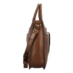 Classica Borsa Messenger in Pelle Marrone Unisex