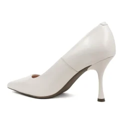 Classiche Décolleté Bianche con Tacco Alto