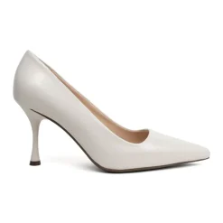 Classiche Décolleté Bianche con Tacco Alto