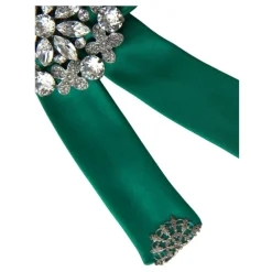 Clip Capelli in Seta e Cristallo