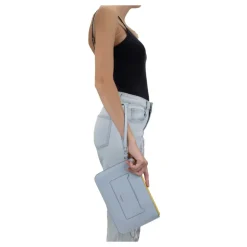 Clutch in Pelle da Donna con Zip