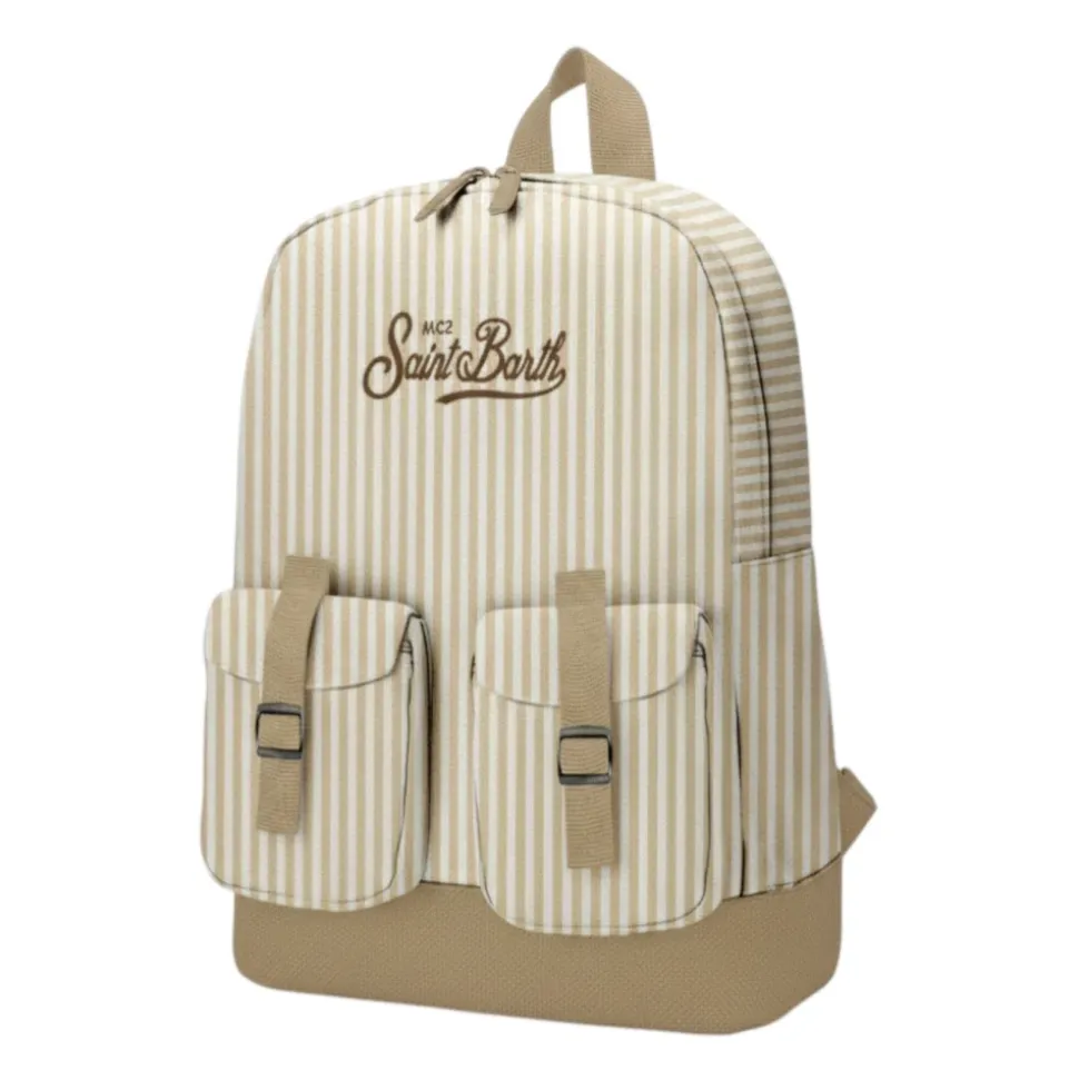 Cody Cotton Stripes Backpack
