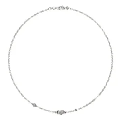 Collana con Elementi Sferici e Dettagli Luminosi