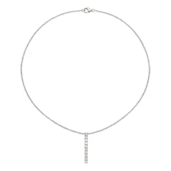 Collana con pendente a barra verticale