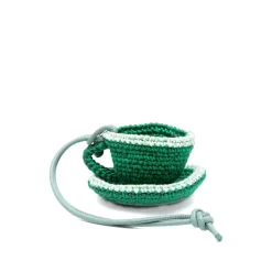 Collana di Charme Elegante con Dettaglio Verde