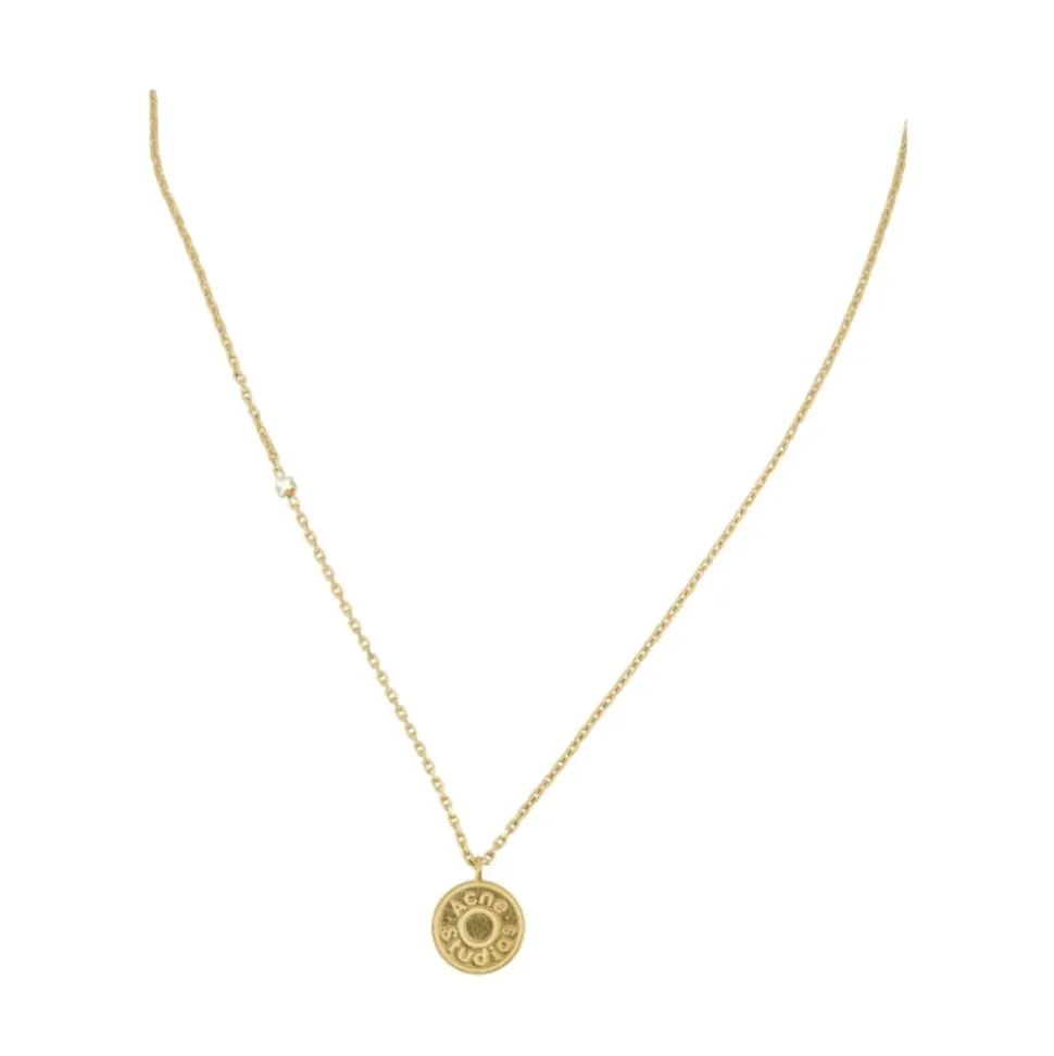 Collana in Denim con Rivetti in Ottone