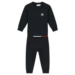 Completo Sportivo in Cotone con Bordo Tricolore