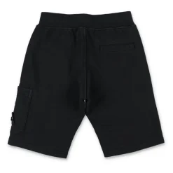 Cotton Fleece Cargo Bermuda Shorts