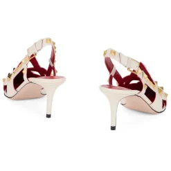 Décolleté Rockstud in pelle