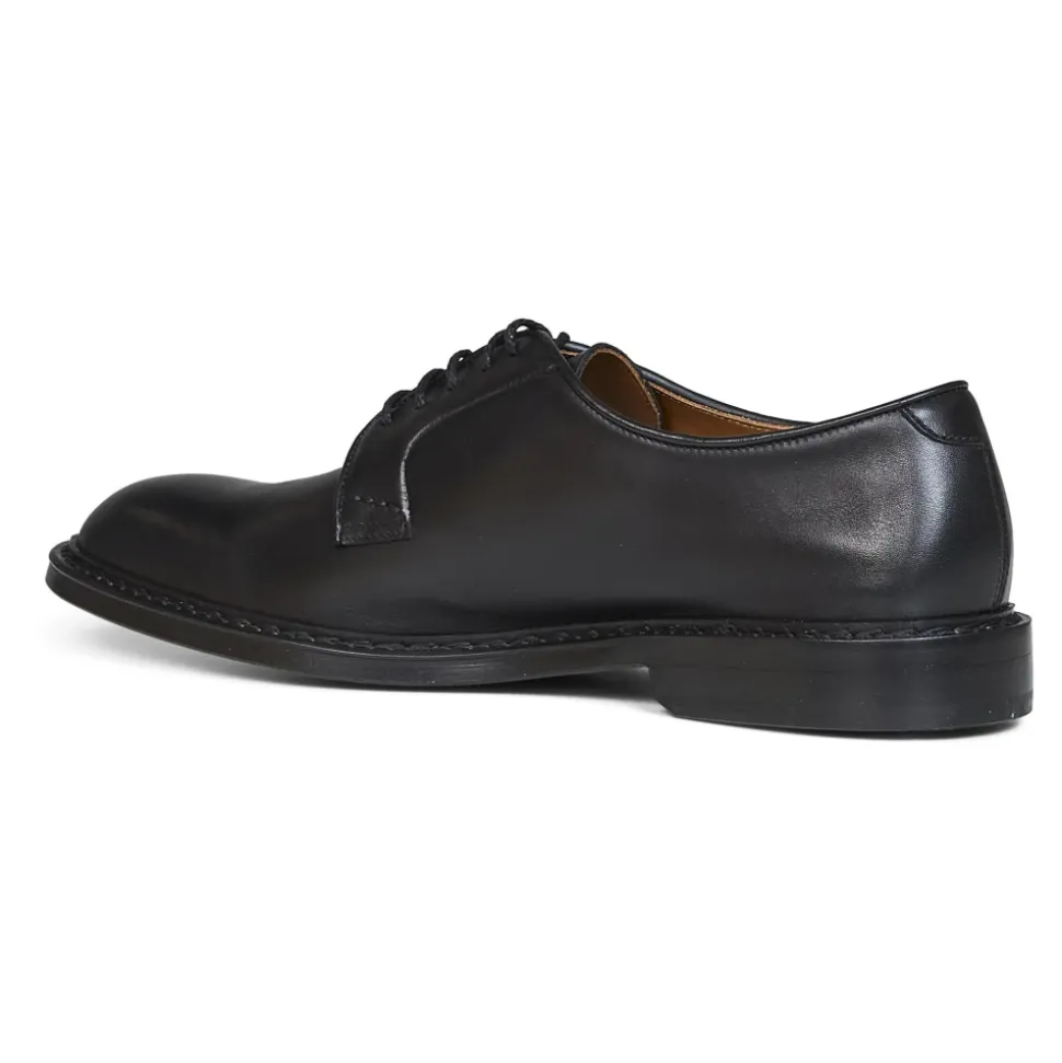 Derby Stringata in Pelle