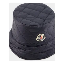 Diamond-Quilted Padded Bucket Hat